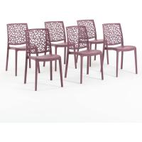 Muebles de Exterior de Polipropileno con Fibra de Vidrio Ideal para Interior, Cocina, Jardín, Sillas de Restaurante y Contract - details 12