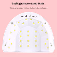 Lámpara de secado de uñas, herramienta de manicura profesional de 48W y 30 luces Led para esmalte de Gel Uv - details 2
