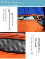 Bolsa de fútbol de gran capacidad, almacenamiento de zapatos independiente, entrenamiento de deportes al aire libre - details 2