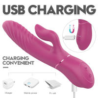 Juguetes sexuales, vibrador retráctil calentado, fuerte choque, vibrador de pulso totalmente automático para mujeres, juguetes para adultos para mujeres - details 1