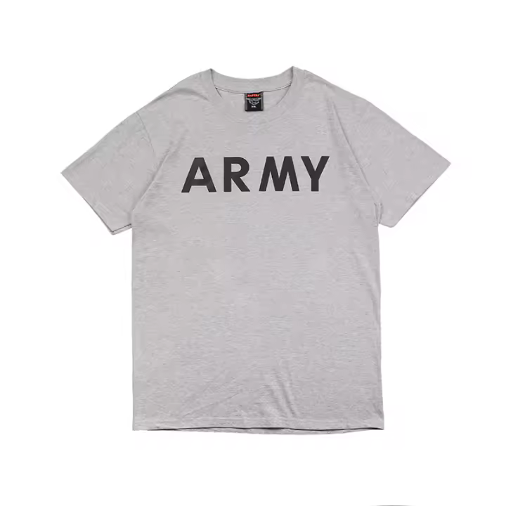 Camiseta de Entrenamiento Físico Militar de Alta Calidad Estilo PT Camiseta de Gimnasio Reflectante para Hombres en Verano - 1