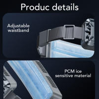Miniaire acondicionado portátil para deportes al aire libre, dispositivo de refrigeración recargable por USB, cinturón de hielo, nuevo - details 4