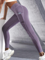 Pantalones de Yoga de Alta Elasticidad Pantalones Deportivos Casuales para Mujeres - details 5
