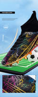 Botas de fútbol profesionales AG para hombres, zapatos de fútbol para niños, tacos altos para el tobillo, zapatillas de fútbol de hierba, zapatos de entrenamiento de Futsal, gran oferta - details 7