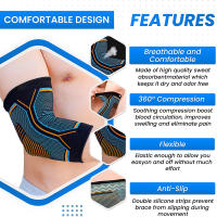 Coderas de compresión para hombres y mujeres, soporte para tendinitis, alivio del dolor, codo de Golf, entrenamientos, levantamiento de pesas, 1/2 piezas - details 9