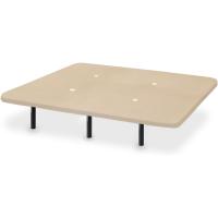 Base Tapizada Reforzada |   Tejido 3D Beige |   Válvulas de Transpiración |   Incluye Juego de Patas Metálicas de 26 cm |   Medidas: 135x190 cm - details 1