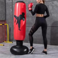 Bolsa de boxeo inflable de 160cm para adultos y niños, saco de arena para patadas, vaso de PVC, gimnasio - details 2