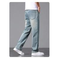 Pantalones Vaqueros de Algodón de Cintura Alta para Hombres Ajuste Perfecto, Cómodo, Transpirable, Estilo Casual - details 14