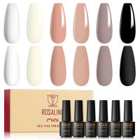 ROSALIND-Kit de esmalte de Gel para uñas, semipermanente UV Led, serie rosa, 7ml - details 7