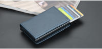 Cartera de Cuero de Calidad para Hombre, Cartera RFID Antirrobo, Billetera para Hombre,regalos para hombres - details 12