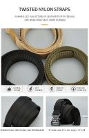 Cinturón multifunción con hebilla de nailon para caza al aire libre para hombre, cinturón de lona de alta calidad - details 1