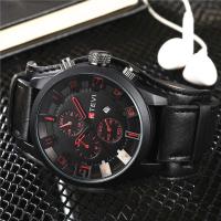 Reloj de Cuarzo de Lujo para Hombres YIKAZE Estilo Clásico Retro Correa de Cuero Automático Fecha - details 3