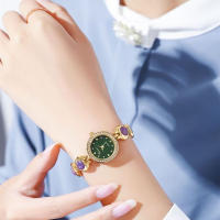 Reloj de cuarzo DUGARY a la moda, elegante, resistente al agua para mujer, Relojes de pulsera de marca clásica Vidrio, Relojes de cristal para mujer - details 6