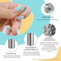 HYTOOS 5XC Pro Series brocas acrílicas para uñas 2 vías seguridad 6,6mm barril redondo broca de carburo para uñas quitar accesorios de taladro de Gel duro - details 4
