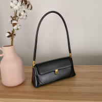Bolso de hombro de cuero de PU para mujer, bolso pequeño, color sólido, de moda - details 4