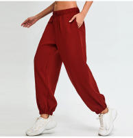 Otoño Invierno nuevos pantalones deportivos de cintura alta Modal suave Jogger correr entrenamiento suelto Casual Fitness pantalones largos - details 25