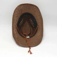 Vintage Western Cowboy Sun hombres mujeres paja viajes al aire libre estilo étnico regalo protección UV gorra Chapeau playa sombrero - details 5