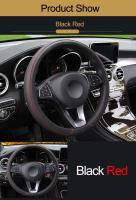 Cubierta de Volante de Tela Tejida Universal Adecuada para 37-38 cm Alfombra Antideslizante para Volante - details 2