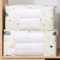 Bolsa de Almacenamiento de Edredón Impresa de Gran Capacidad Organizador de Armario a Prueba de Polvo para Ropa y Ropa de Cama - details 6