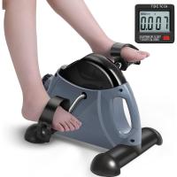 Pedales estáticos mini pedal bicicleta estática pedal estático portátil máquinas con pantalla LCD y resistencia ajustable pedales eléctricos para mayores - details 15