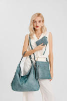 Bolso de hombro de piel sintética para mujer, conjunto de tres piezas, suave - details 62