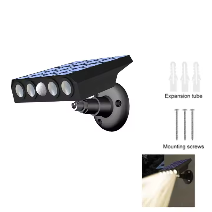 Luz LED Solar impermeable IP65, 3 modos, lámpara de calle con Sensor de movimiento montado en la pared, ahorro de energía, fácil de instalar, lámpara Solar de pared - 1