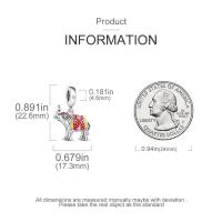 Abalorio Animal Friends en plata de ley con piedra de circón S, pulsera de 3 mm adecuada, regalo perfecto para mujer - details 45
