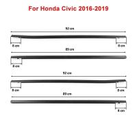4 Uds burlete de coche ventana de vidrio sello de goma moldura embellecedora para Honda Civic 2006-2019 - details 8