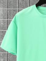 Conjunto Deportivo Casual para Hombres de Poliéster Camiseta con Pelo y Shorts de Cinturón con Bolsillos Perfecto para el Verano Lavable en Máquina - details 34
