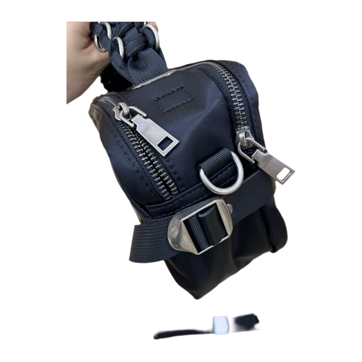 Porter Sling Shoulder Handbag Waterproof Nylon Adjustable Strap Lightweight Unisex Daily Street Travel Casual Messenger Pouch