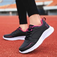 Zapatillas de deporte de cuero para mujer, zapatos deportivos ultraligeros de talla grande, primavera y otoño - details 13