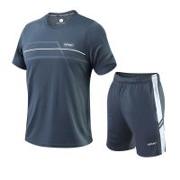 Traje de manga corta de secado rápido para hombre, ropa de fitness deportiva para correr al aire libre, LT9008 - details 1