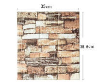 Pegatinas de Pared Estereoscópicas Autoadhesivas 3D Adhesivo de Papel Pintado Impermeable de 6pzs - details 6