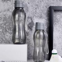 Botella de agua de plástico de 800/1100ML, hervidor de agua duradero de Color sólido a prueba de fugas, gran capacidad, taza de agua deportiva, Fitness - details 3