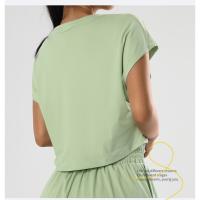 Camiseta de Yoga de Verano Top Casual con Secado Rápido Ropa Suelta y Transpirable de Manga Corta para Mujer Ideal para Correr al Aire Libre - details 3