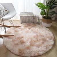 Alfombras de Salón redondas, Pelo Largo, Alfombra para Habitación, Dormitorio, Lavables, Antideslizante, Muy Suave - details 23