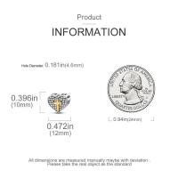 Abalorios de plata 100% auténtica con huellas de pata, joyería fina de cumpleaños para mujer, pulsera de 3mm, regalo con piedra de circón principal - details 19