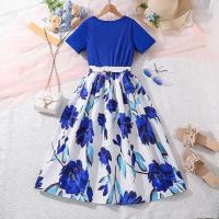 Vestido Elegante de Chiffon Real para Niñas de 8 a 12 Años Estilo Vintage de Moda Diaria - details 2