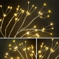 Remote Sparkly Fairy Spirit Tree Lamp 108 LED DIY Artificial Bedroom Nightlight 8 Modes USB Battery Bonsai Tree Night Light - details 7