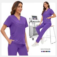 Ropa quirúrgica para Hospital, uniforme médico, conjunto exfoliante para mujer, accesorios para médico y enfermera, conjunto exfoliante para clínica Dental, ropa de trabajo para salón de belleza - details 17