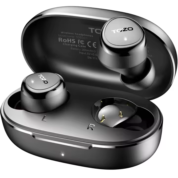 TOZO E1 Auriculares intrauditivos Estéreo inalámbrico verdadero ENC Llamada Cancelación de ruido Auriculares Bluetooth con micrófono Waterpfoor - 1