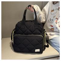 Nueva mochila antisalpicaduras multifuncional de moda de gran capacidad, bolso de maternidad, bolso, mochila de color sólido. - details 23