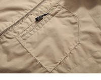 Chaifenko Men's Lightweight Jacket Impermeable con Capucha Parador de Viento Cierre de Cremallera - details 13