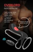 Vibrador de Doble Anillo Control Remoto Masaje de Testiculo Atraso de Ejaculación - details 0