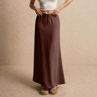 Vacaciones Verano Maxi Cordón Cintura baja A e Faldas casuales Falda larga ajustada Playa Ropa de mujer - details 22