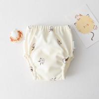 Ins dibujos animados bebé dejar pañal pantalones de entrenamiento pañal de gasa de algodón puro pantalones de aprendizaje pañal impermeable - details 2