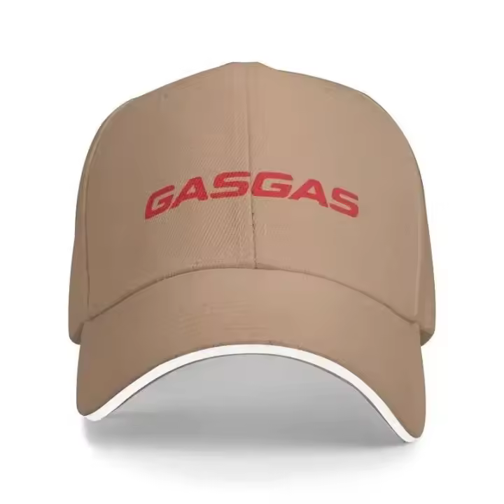 Gorra de béisbol personalizada de Gasgas para hombre y mujer, gorro ajustable para motocicleta española, ropa de calle de primavera para exteriores, protección solar - 1