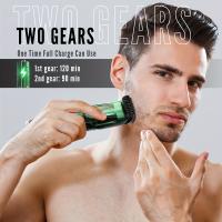 Recortadora de barba para hombres, afeitadora de aseo corporal profesional, cortadora de pelo inalámbrica con aspiradora, regalo de vacaciones - details 3