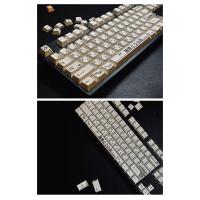 Teclas japonesas PBT para teclado Cherry MX, 124 teclas, blanco, AE86 Initial D Cherry, 61, 68, 84, 87, 96, 98, 104 - details 1