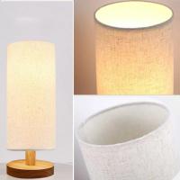 Lámpara de Linén de Tubo Recto Ligera, Suave Tela, Ideal para Lámparas de Mesa, Accesorios de Luces de Dormitorio de Hotel - details 2